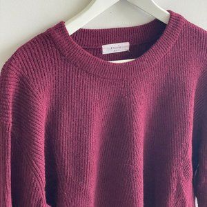 Burgundy sweater by Elodie